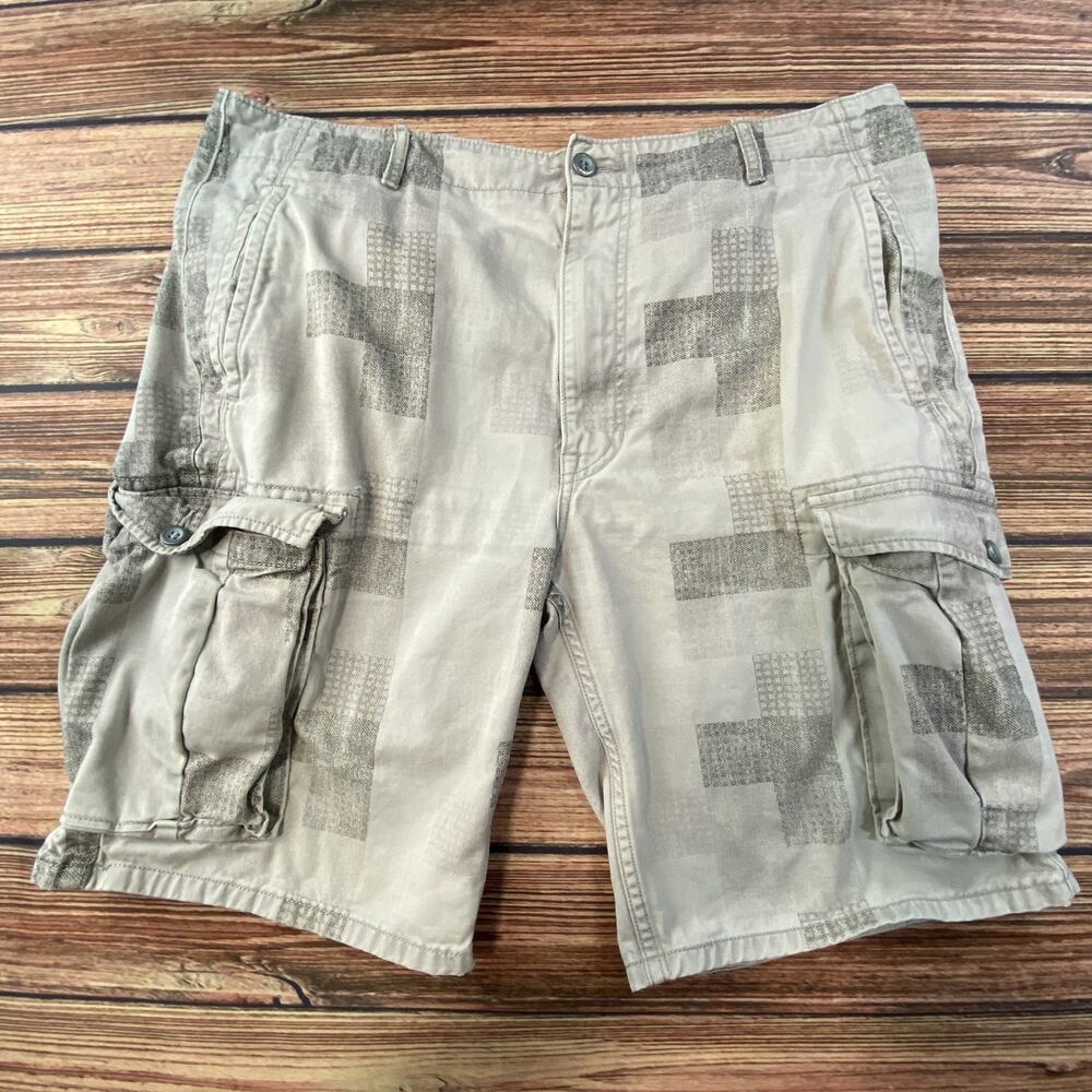 Levi's Cargo Shorts Mens 36 Color Block Multi-Pocket Relaxed Fit